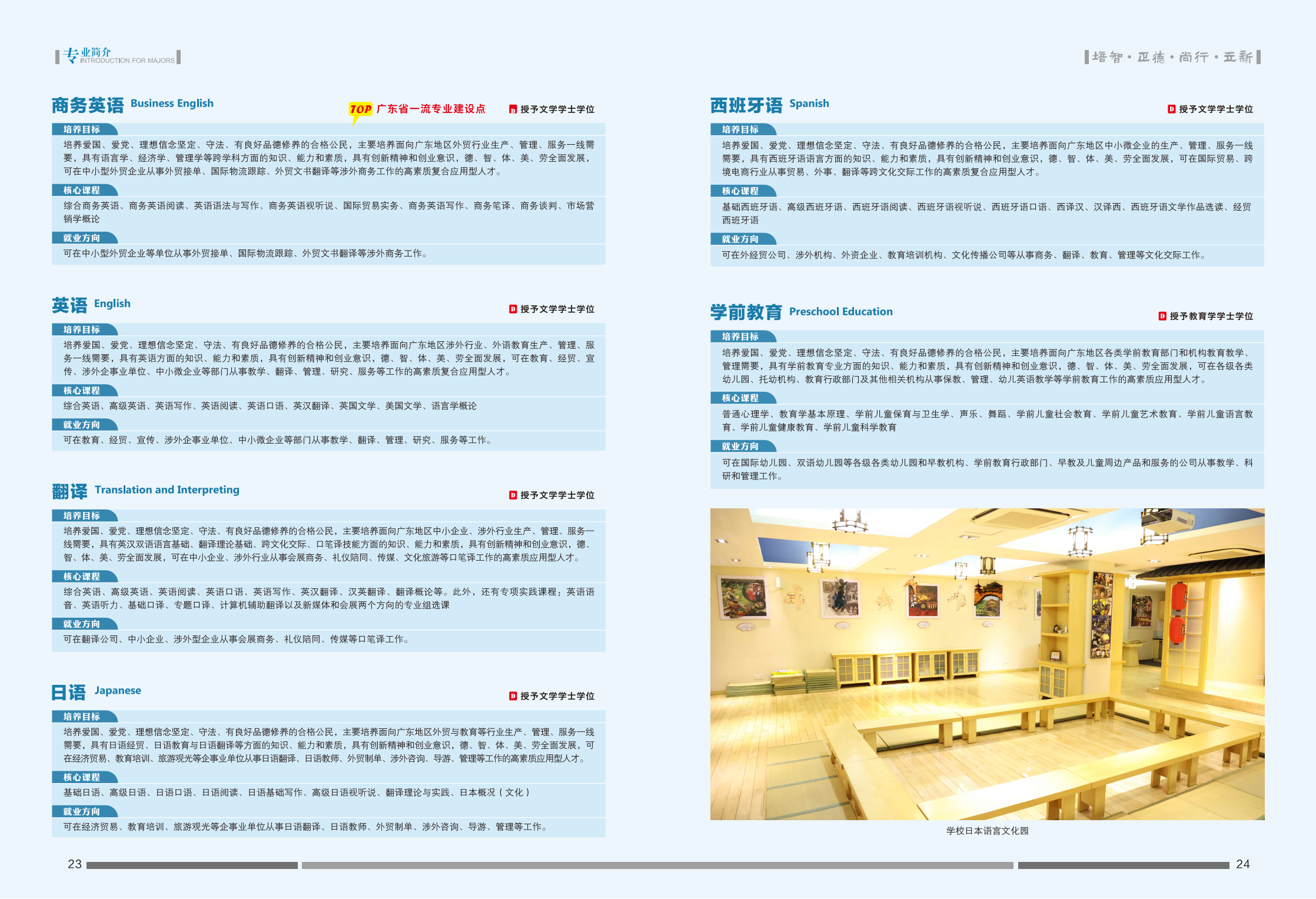 广东培正学院2023年招生简章