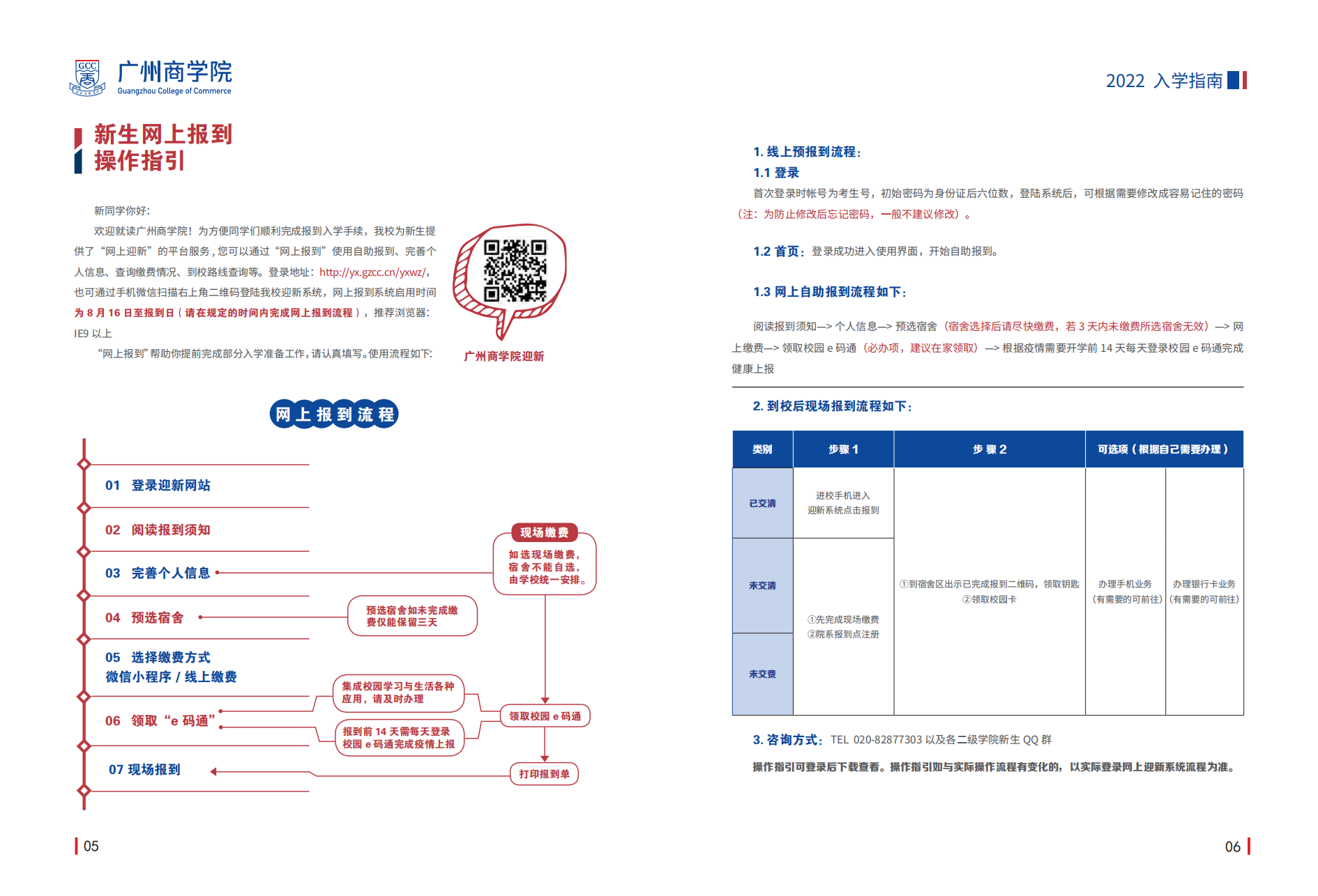 广州商学院2022年普通专升本新生入学指南