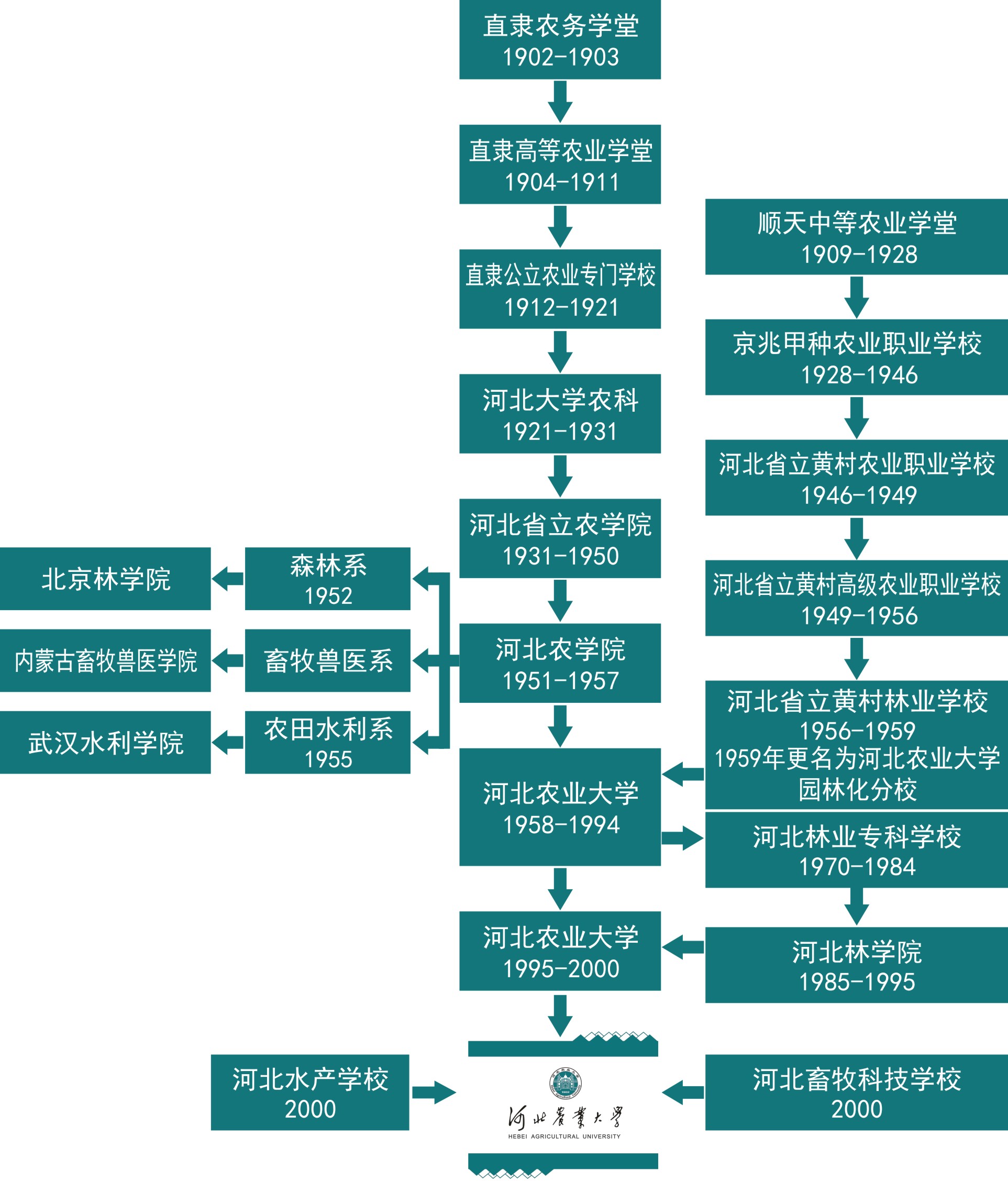 大學校志，历史沿革（概）校史