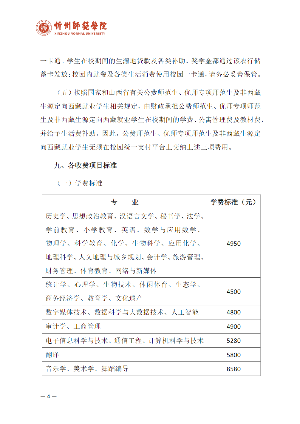 忻州师范学院2024级新生入学指南